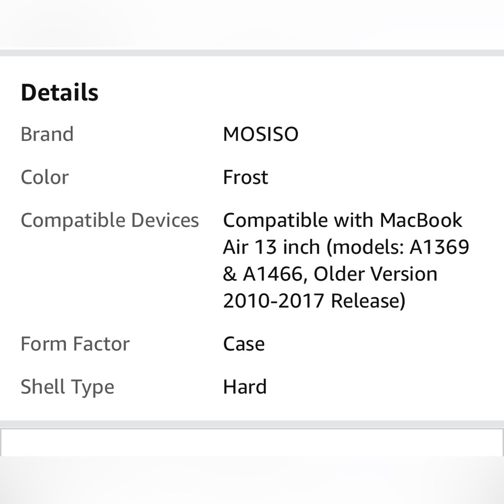 NWT MOSISO Protective Plastic Hard Shell Case & Keyboard Cover - Picture 2 of 12